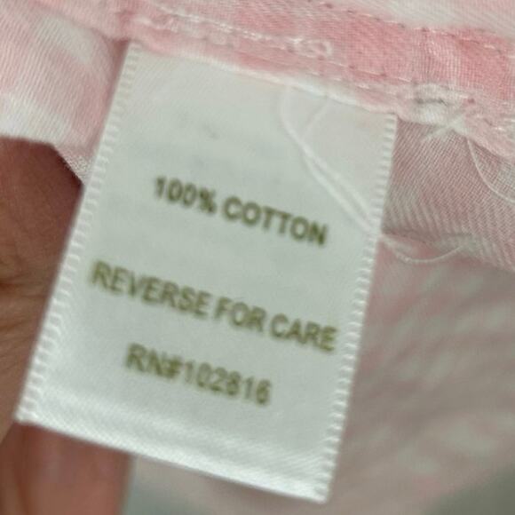 Garnett Hill Women Gingham Long Sleeve Button Up Top Blouse Pink Preppy Size 12 - Picture 6 of 7